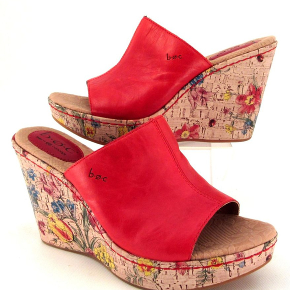 Born Concept Shoes - EUC BOC wedge heels, size 8